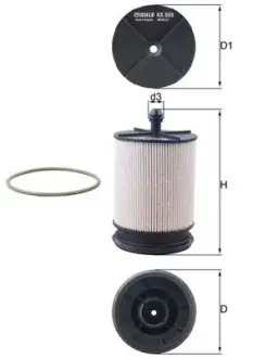 Фільтр паливний Mahle knecht KX569D
