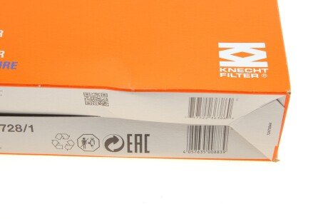 Фільтр повітря mahle knecht LX37281