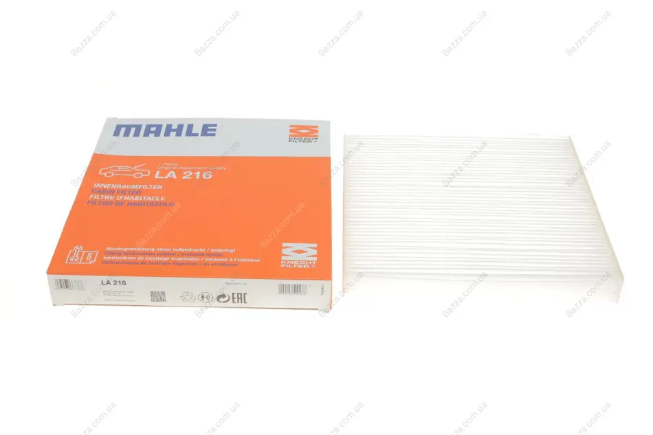 Фильтр салона mahle knecht LA 216