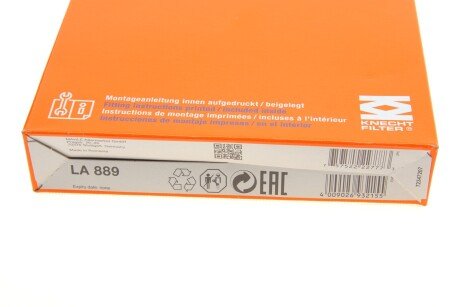 Фильтр салона mahle knecht LA889