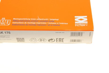 Фильтр салона mahle knecht LAK175