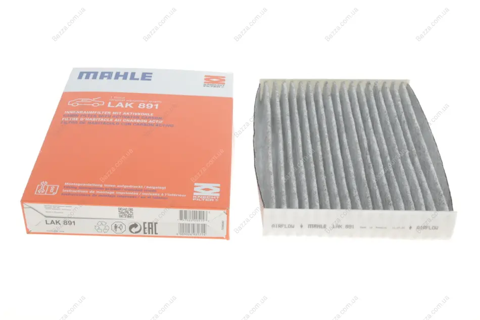 Фільтр салону Mahle knecht LAK891 (фото 1)