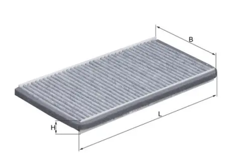 Фiльтр салону Mahle knecht LAK448