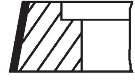 Кільця поршневі mahle knecht 00934N0