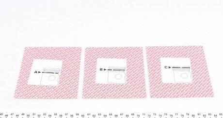 Поршневые кольца mahle knecht 02954N1