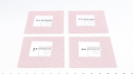 Поршневые кольца mahle knecht 01108V0