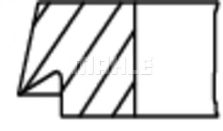 Поршневые кольца mahle knecht 028RS101130N0