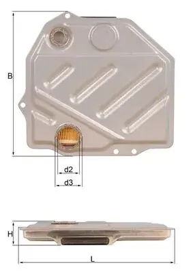 Масляный фильтр mahle knecht HX48