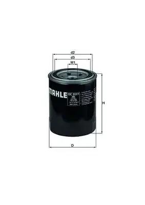 Масляний фiльтр mahle knecht OC331/1