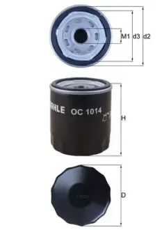 Масляный фильтр mahle knecht OC1014