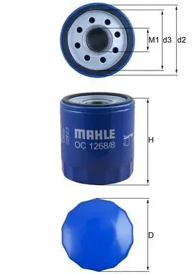 Масляный фильтр mahle knecht OC12688