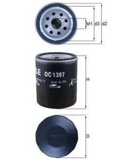 Масляний фільтр Mahle knecht OC1397