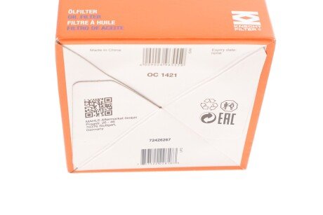 Масляный фильтр mahle knecht OC1421