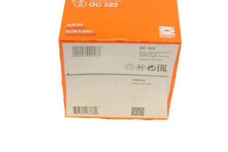 Масляный фильтр mahle knecht OC222