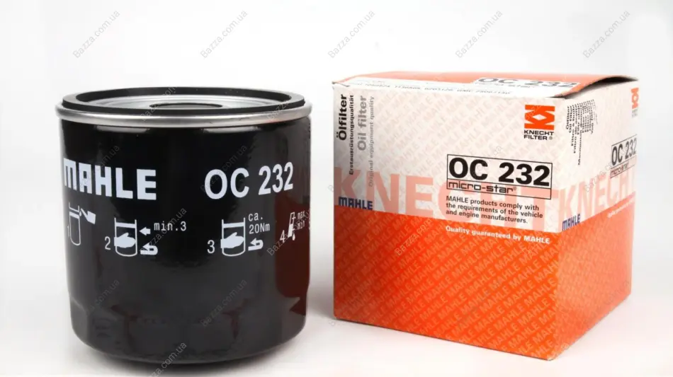 Масляний фільтр Mahle knecht OC 232 (фото 1)