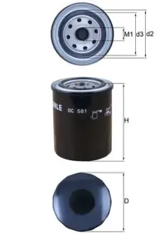 Масляний фільтр Mahle knecht OC581