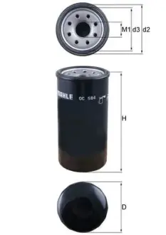 Масляный фильтр mahle knecht OC584