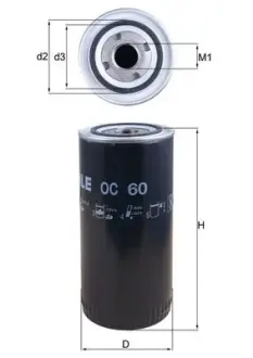Масляный фильтр mahle knecht OC60