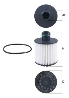 Масляный фильтр mahle knecht OX1171D