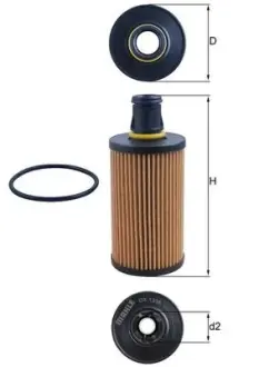Масляний фільтр Mahle knecht OX1338D
