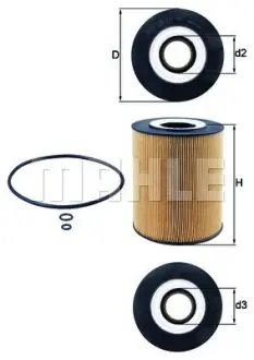 Масляный фильтр mahle knecht OX146D