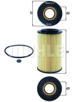 Масляный фильтр mahle knecht OX773D