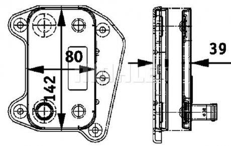 Охолоджувач мастила mahle knecht CLC52000P