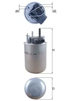 Паливний фільтр Mahle knecht KL1048