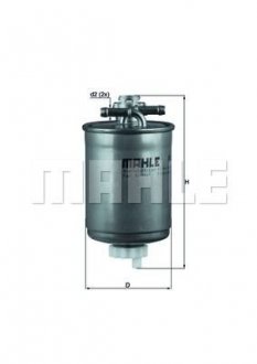 Паливний (топливный) фільтр mahle knecht KL410