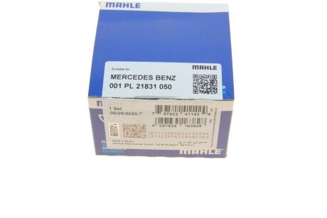 Підшипники ковзання шатунні mahle knecht 001PL21831050