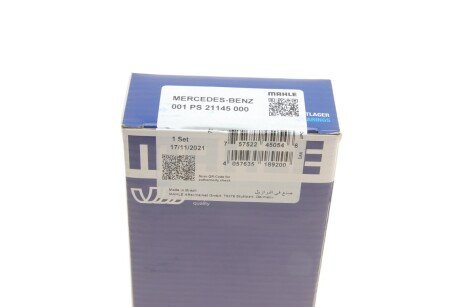 Підшипники ковзання шатунні mahle knecht 001PS21145000