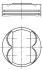 Поршень двигуна Mahle knecht 081 PI 00107 002 (фото 1)