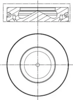 Поршень двигуна Mahle knecht 081 PI 00113 002