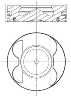 Поршень mahle knecht 001 PI 00106 000