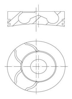 Поршень mahle knecht 021 PI 00122 000