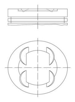 Поршень mahle 681PI00109001