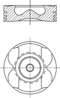 Поршень с кольцами RENAULT/NISSAN/OPEL/MB 80,50 R9M 1,6TDI 11- (пр-во MAHLE) mahle knecht 021PI00125002 Опель Виваро