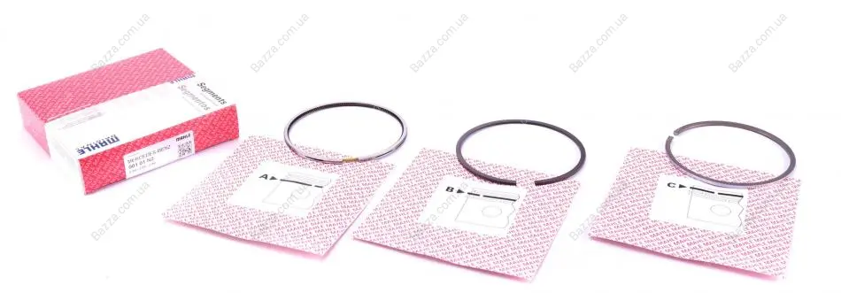Поршневые кольца mahle knecht 001 01 N2