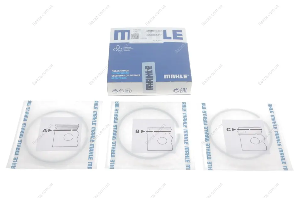 Поршневые кольца Mahle knecht 001 36 N0 (фото 1)