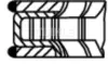 Поршневые кольца Mahle knecht 001RS001630N0 (фото 3)