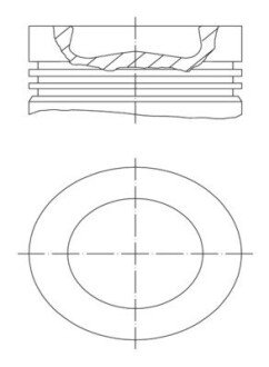 Поршневые кольца mahle knecht 003 98 00