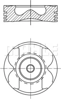 Поршневые кольца mahle knecht 004 57 03 Мерседес W220