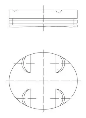 Поршневые кольца mahle knecht 005 24 01