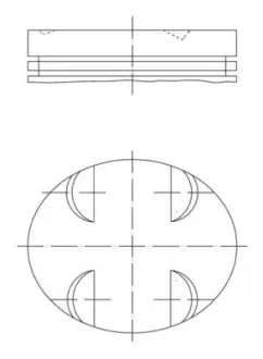 Поршневые кольца mahle knecht 005 24 01 Мерседес Glk 220