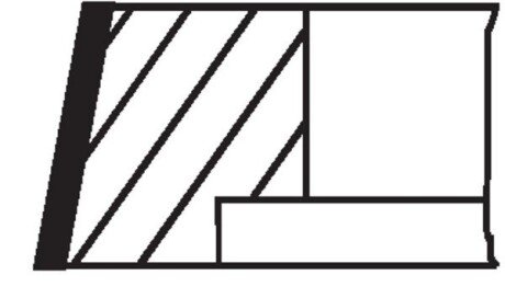 Поршневые кольца mahle knecht 00805V0