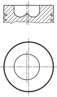 Поршневые кольца mahle knecht 0098900