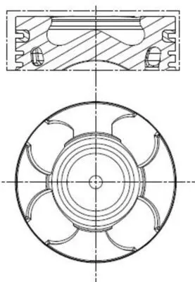 Поршневые кольца Mahle knecht 011 PI 00100 001 (фото 1)