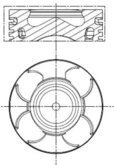 Поршневые кольца Mahle knecht 011 PI 00100 001