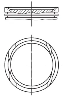 Поршневые кольца Mahle knecht 011PI00112002