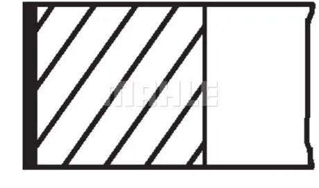 Поршневые кольца Mahle knecht 01202N1